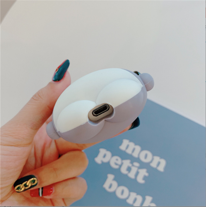 Ốp bảo vệ tai nghe Cá Mập Con dành cho case airpods 3/2/1/Pro chống va đập