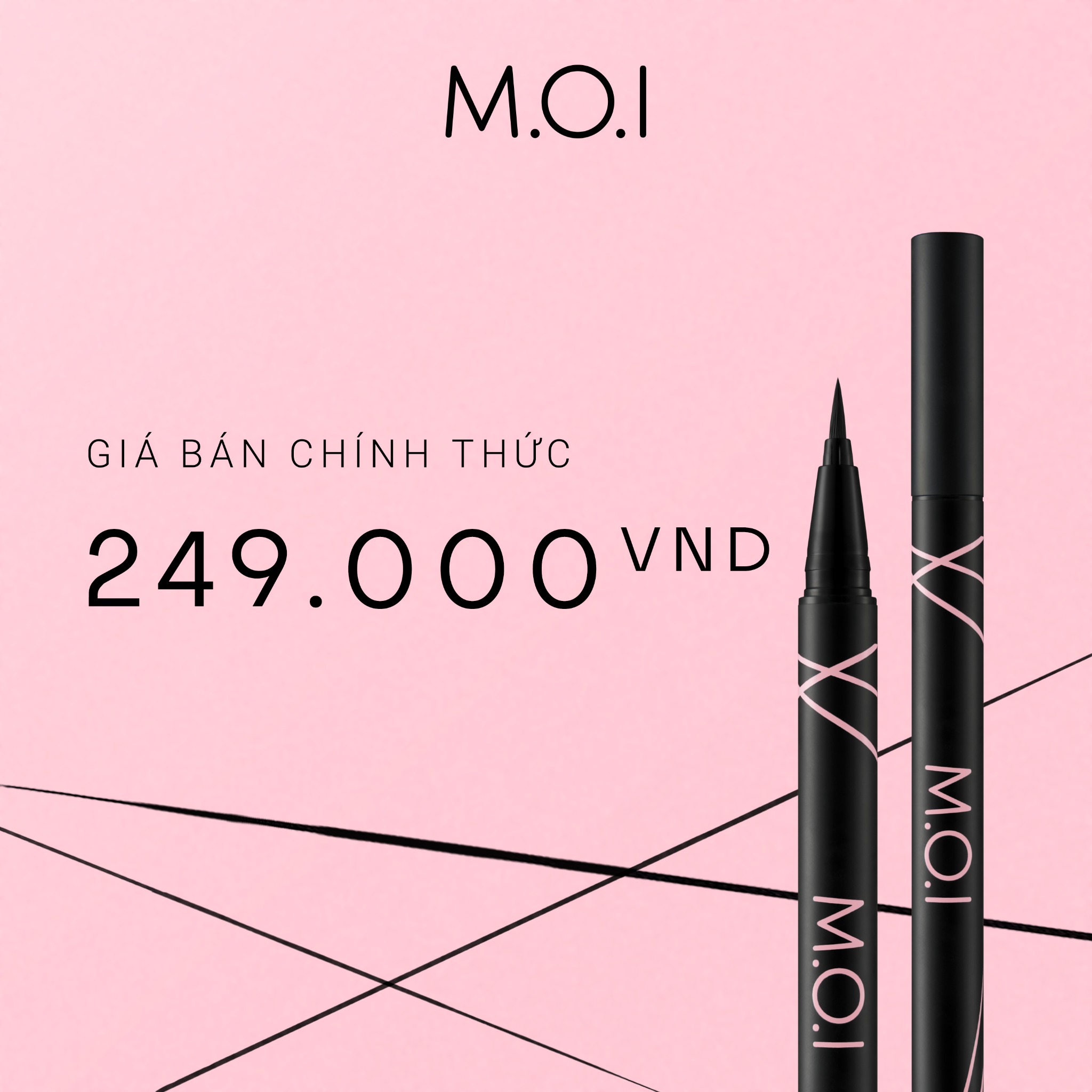 BÚT KẺ MẮT NƯỚC M.O.I PERFECT SHAPE EYELINER HỒ NGỌC HÀ