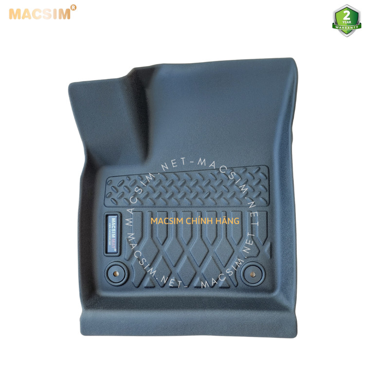 Thảm lót sàn xe ô tô VinFast VF5 Nhãn hiệu Macsim chất liệu nhựa TPE cao cấp màu đen