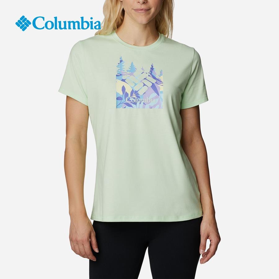 Áo thun ngắn tay thể thao nữ Columbia Sun Trek Graphic - 1931752372