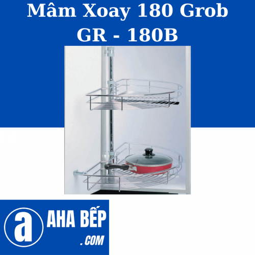 Mâm xoay 180 Grob GR-180B. Hàng Chính Hãng