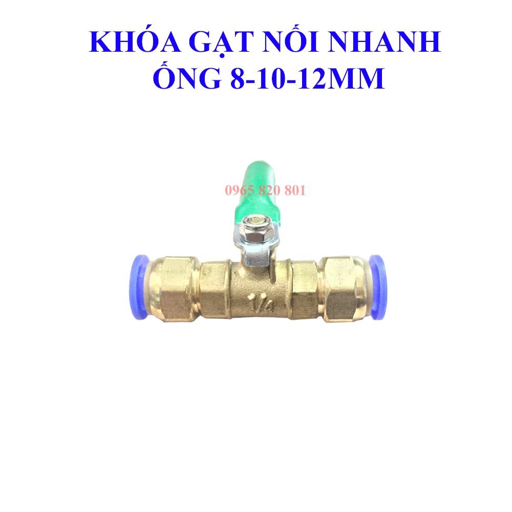 Khóa gạt ống phun sương 8,10,12mm, ống hơi.