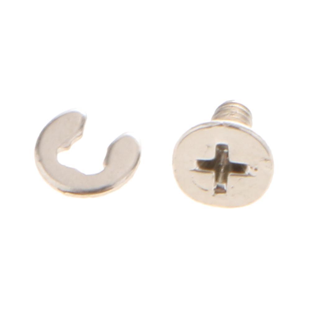 4x for  New 3DS XL LL Battery Back Cover Screws Washer Repair Part