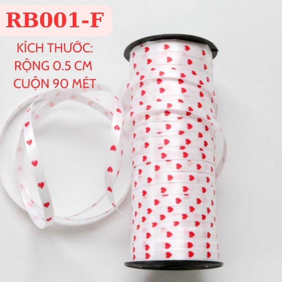 Ruy Băng Caro Phụ Kiện Trang Trí Hộp Quà Bánh Phụ Kiện Tóc May Mặc Handmade RỘNG 0.5 CM CUỘN 90 MÉT - RB001