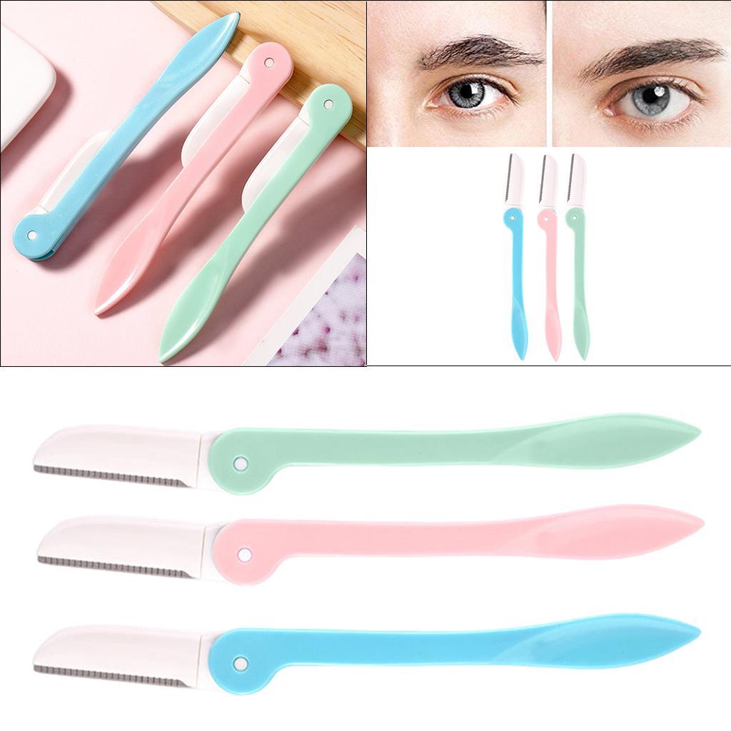 3x Eyebrow  Foldable Facial  Scraping Eyebrow