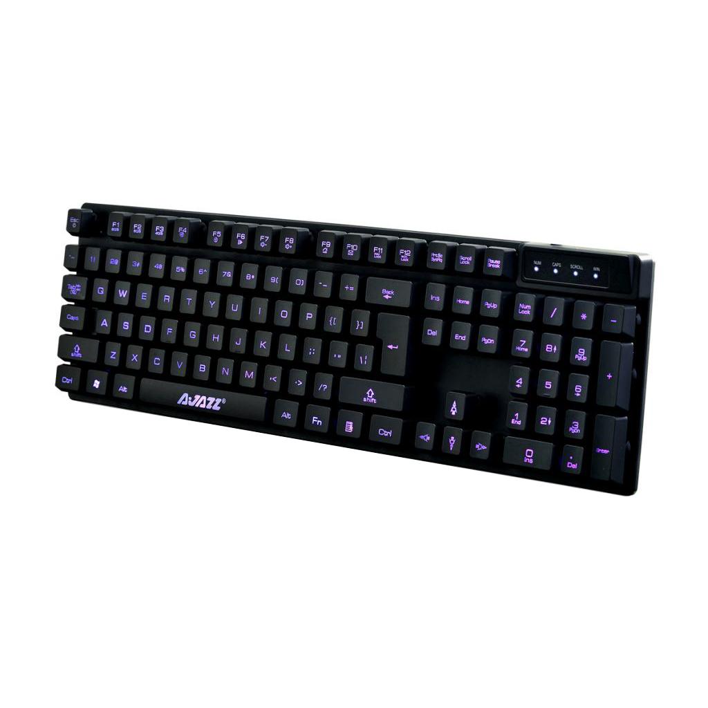 A-Jazz Professional Wired Mechanical Gaming Keyboard 3-color LED Backlight