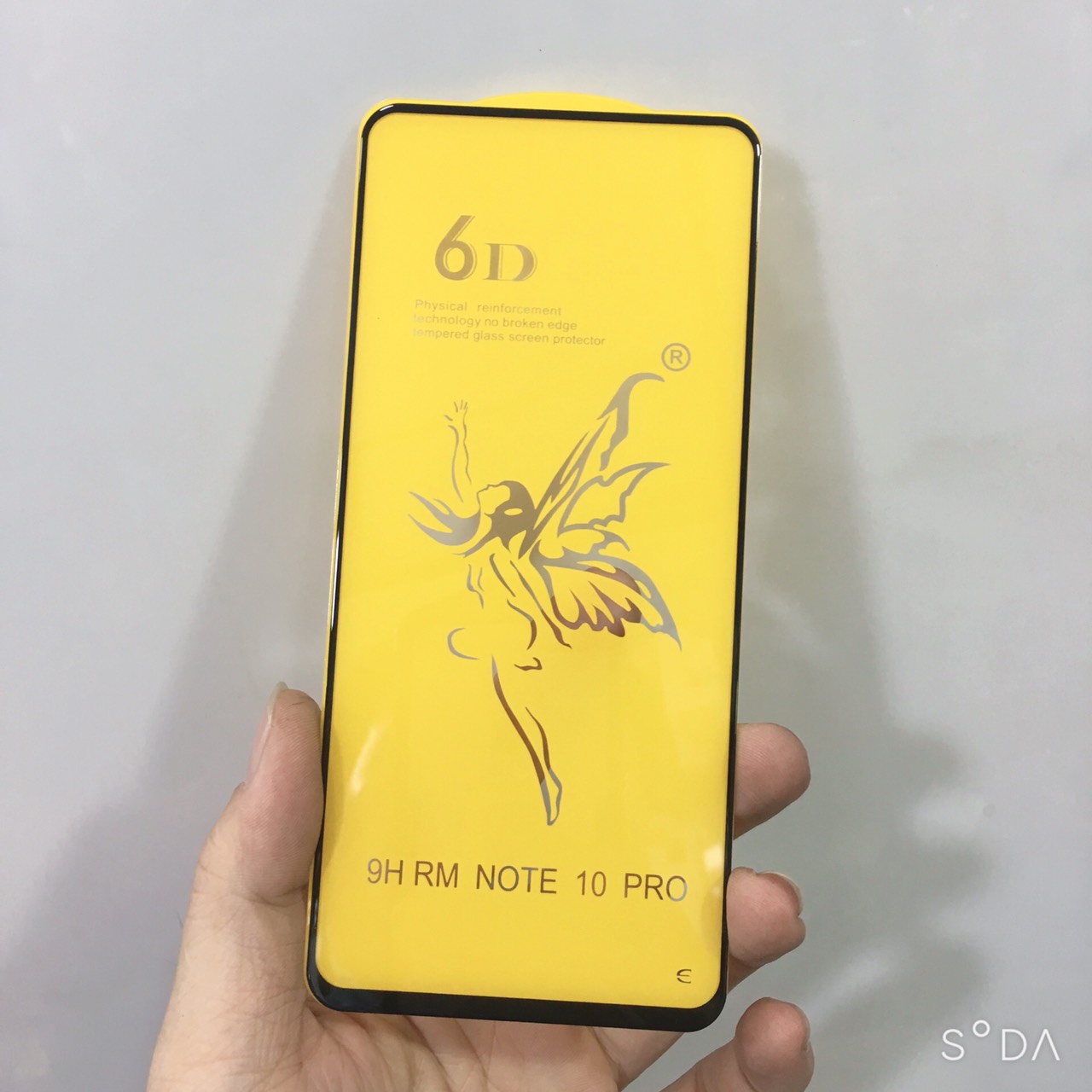 Kính cường lực full màn hình 6D thiên thần cao cấp dàn cho Xiaomi Redmi Note 10 Pro