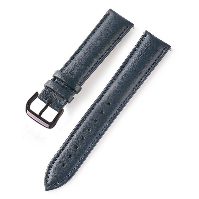 Dây da đồng hồ nam nữ DA BÒ THẬT MỊN 4 lớp, siêu mềm KHÓA CÀI thép không gỉ 316L