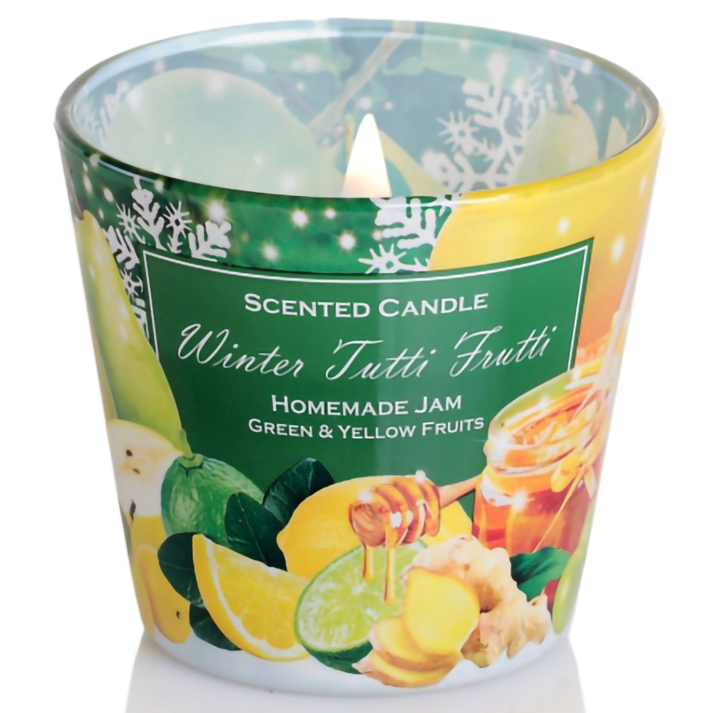 Ly nến thơm tinh dầu Bartek Winter Tutti Frutti 115g QT3159 - nho, quế, lựu (giao mẫu ngẫu nhiên)