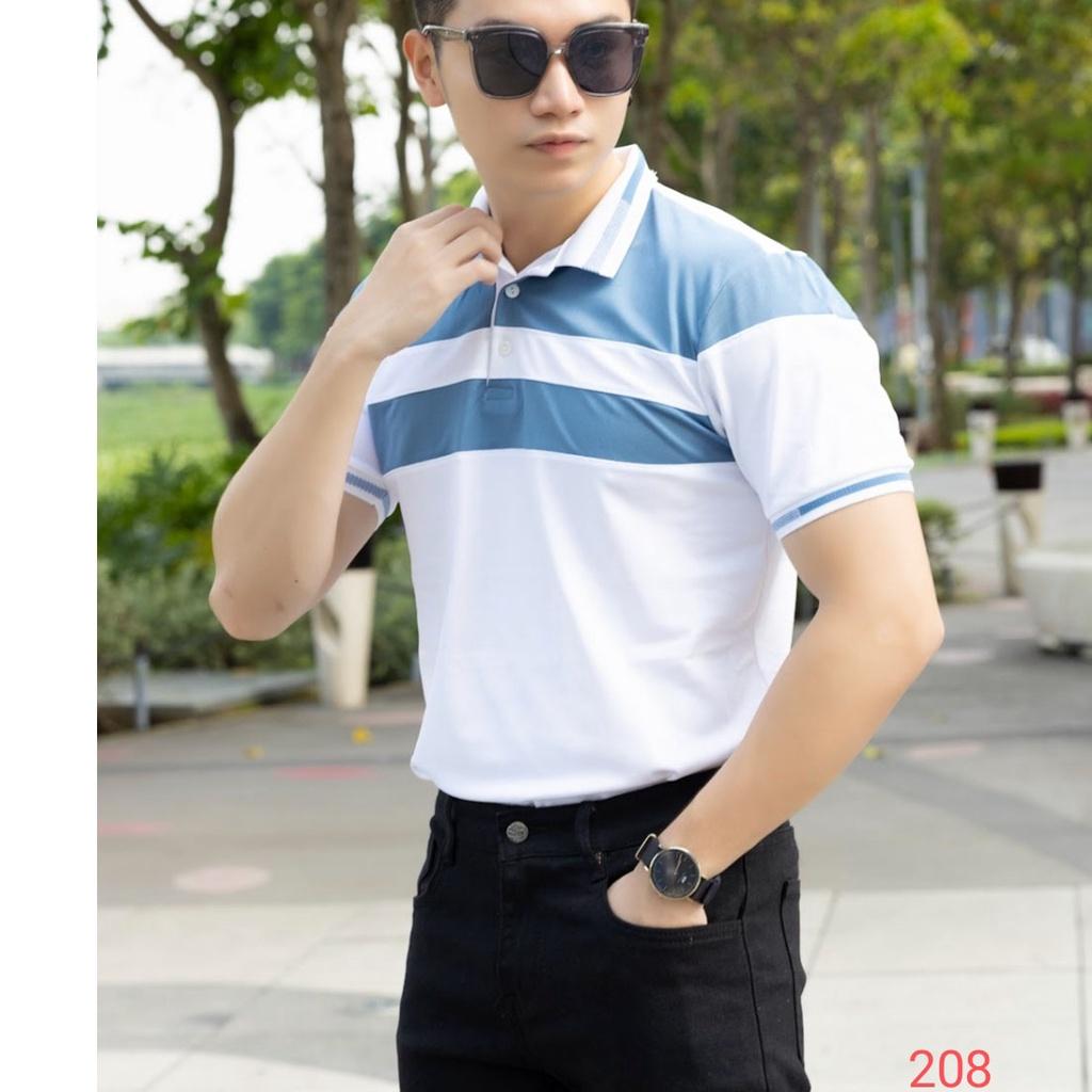 Áo thun polo nam có cổ tay ngắn vải thun cotton cá sấu phong cách trẻ trung hàn quốc mẫu đẹp 2023
