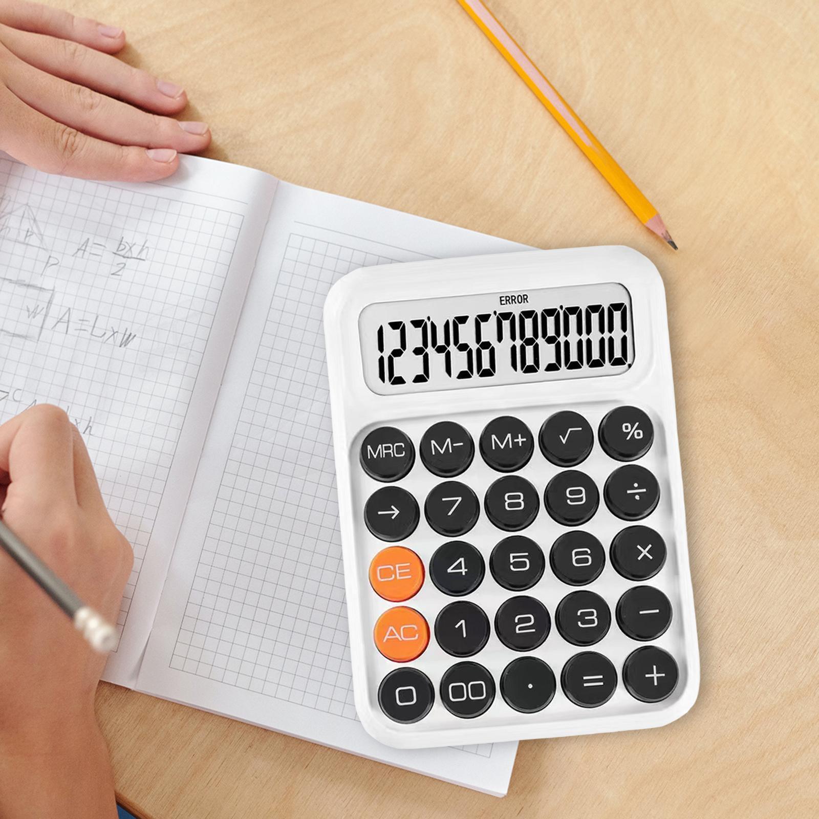 Calculator ,Standard Function Desktop Calculators with Big Button ,Portable Office Calculators for Business Use Travel
