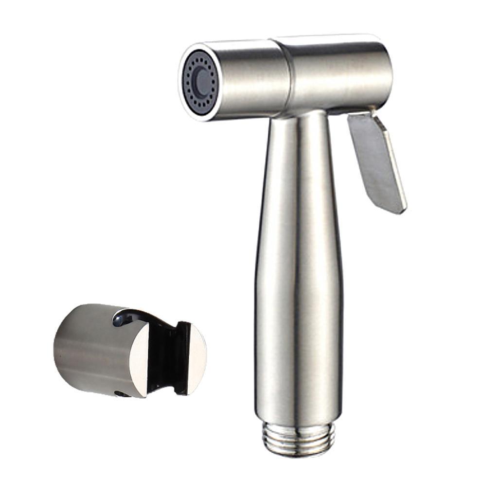 Stainless Steel Handheld Bidet  Head Toilet  Adapter
