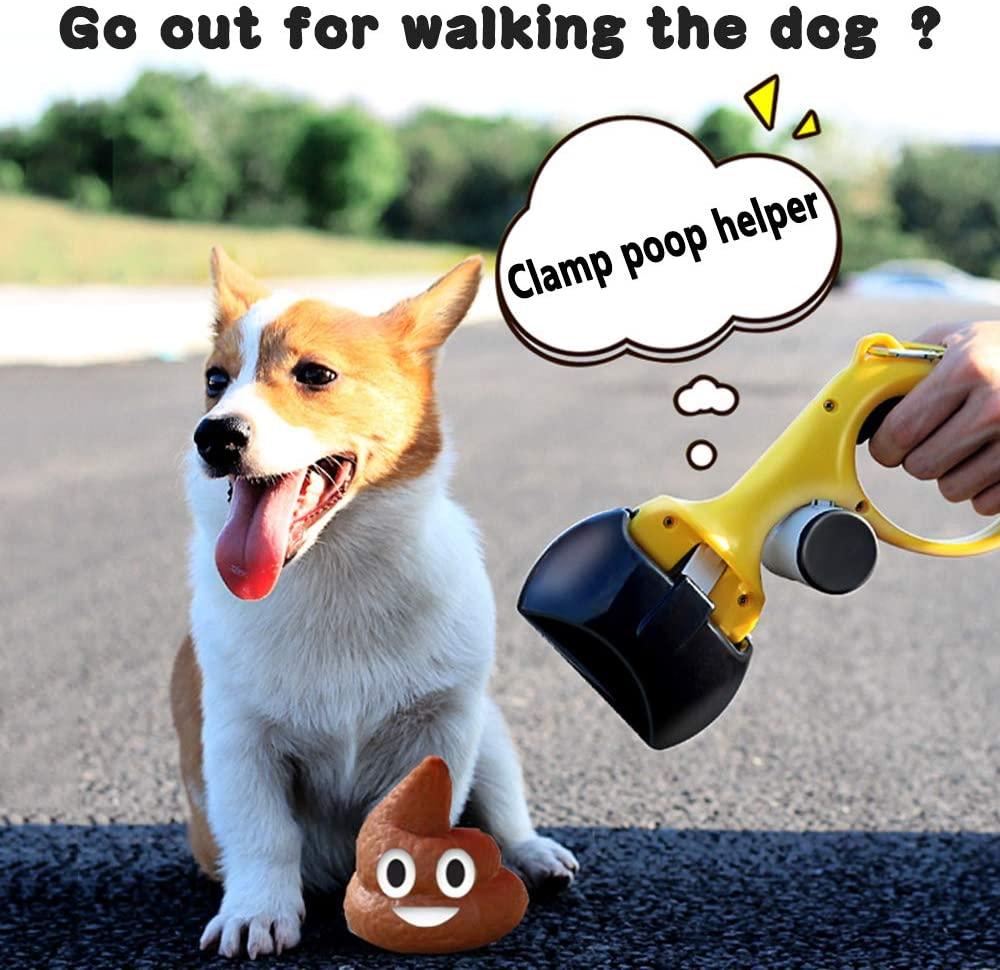 Xẻng xúc phân chó, Xẻng xúc phân chó có túi đựng phân có thể gập lại cho chó/mèo trong nhà/bãi cỏ ngoài trời