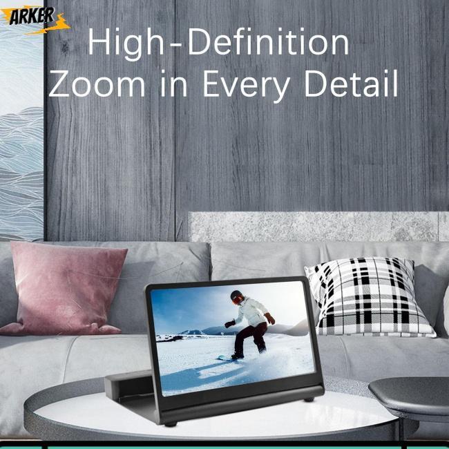 Giá Đỡ Khuếch Đại Tín Hiệu Âm Thanh Điện Thoại Di Động AK F12 Hd Màn Hình Lớn 12 Inch Bluetooth 6d
