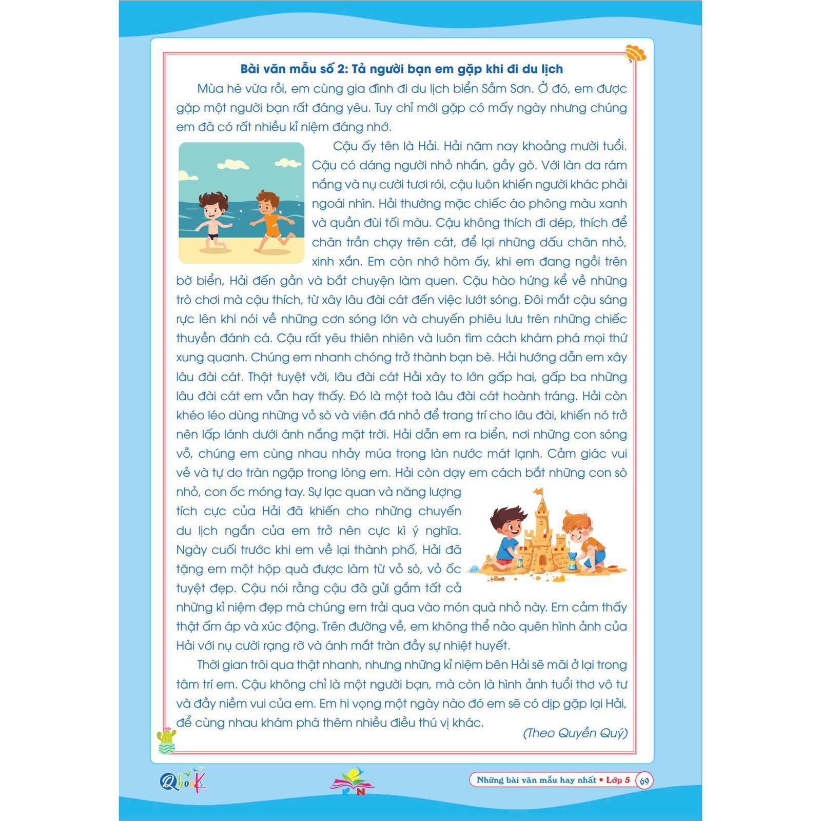 Những Bài Làm Văn Mẫu Hay Nhất Lớp 5 Kết Nối - Bản Quyền