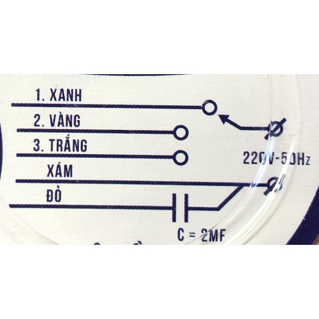 Đầu quạt, động cơ quạt B4-46, B5-46, kèm tụ 2uF- hàng chất lượng- dây đồng tốt