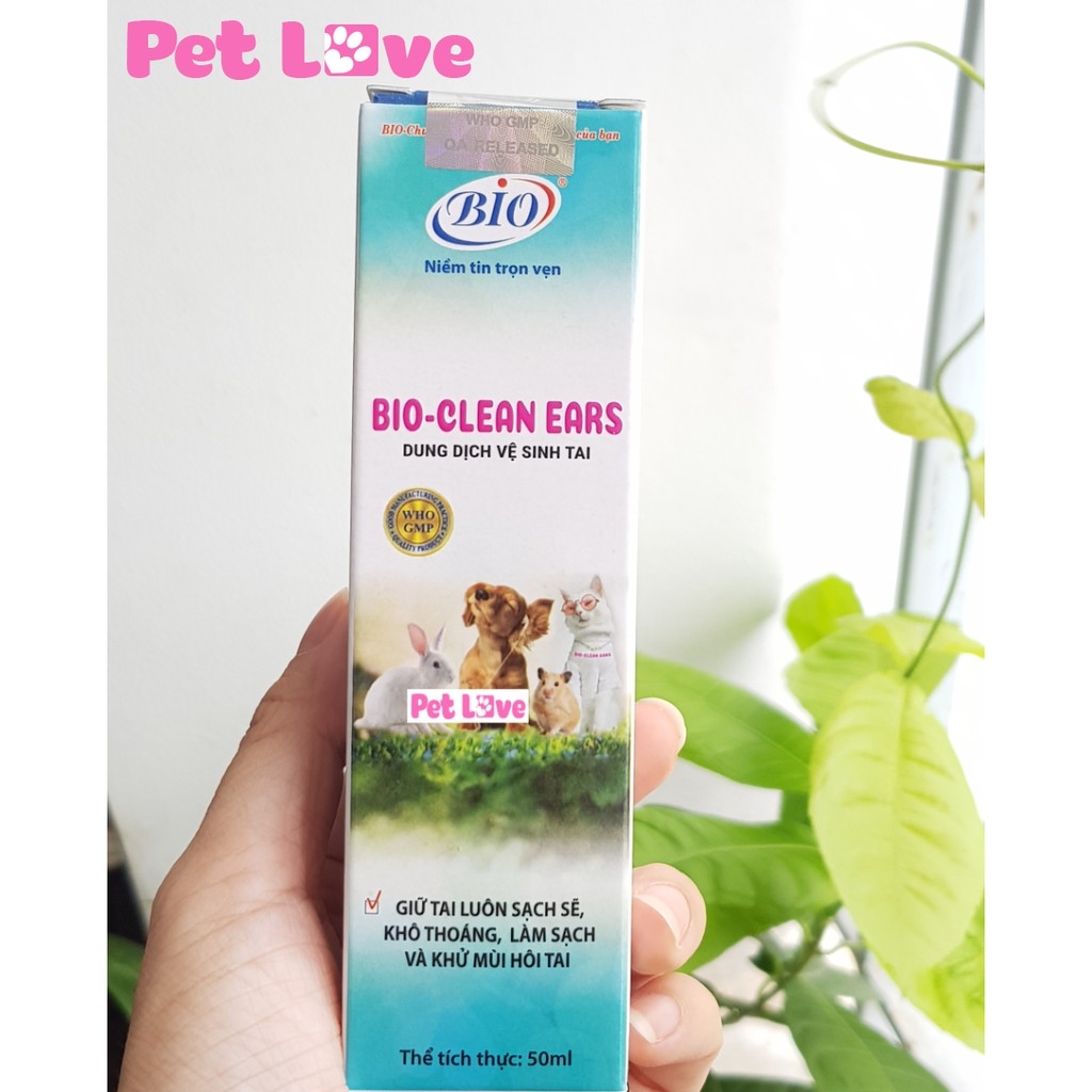 DUNG DỊCH VỆ SINH TAI CHÓ MÈO BIO-CLEAN EARS