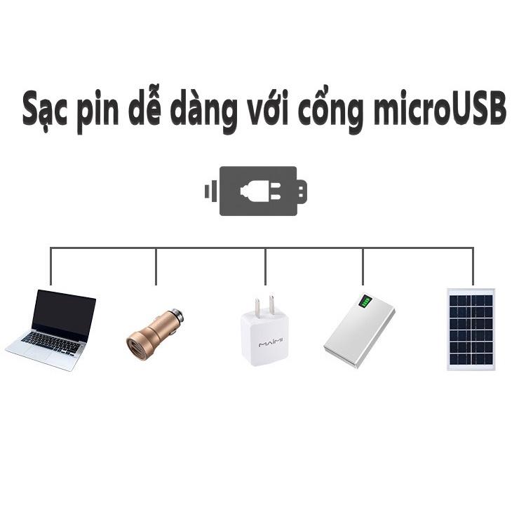 Đèn Led T5 Dùng Pin Sạc 52Cm 3 Chế Độ Sáng