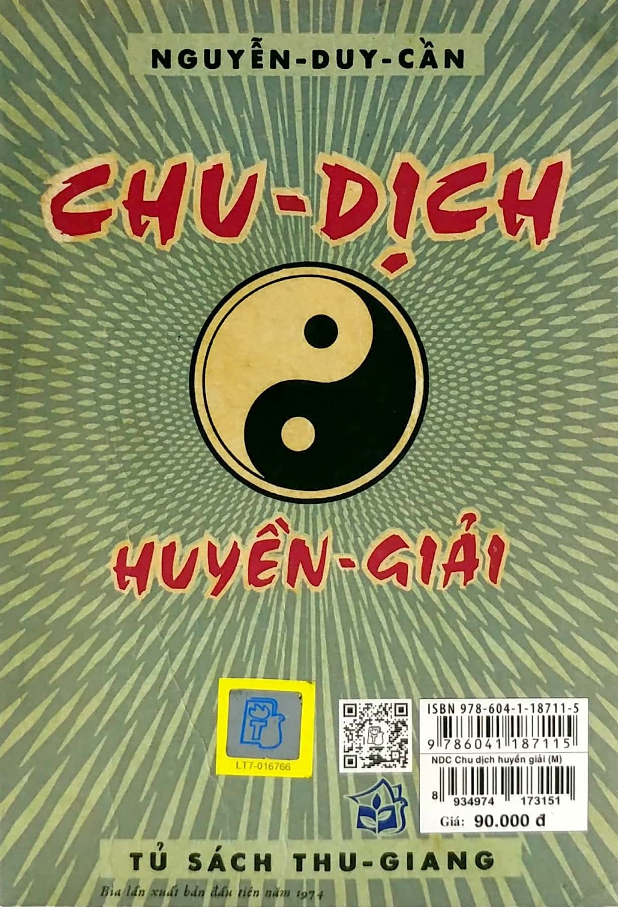 Thu Giang Nguyễn Duy Cần - Chu Dịch Huyền Giải