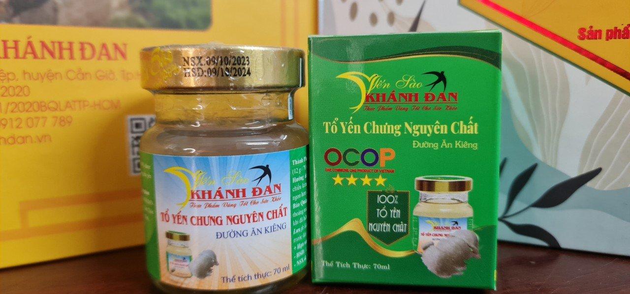 0cop 4 sao - Đặc sản Hồ Chí Minh -Yến chưng nguyên chất đường ăn kiêng - 1 hộp/ 70ml