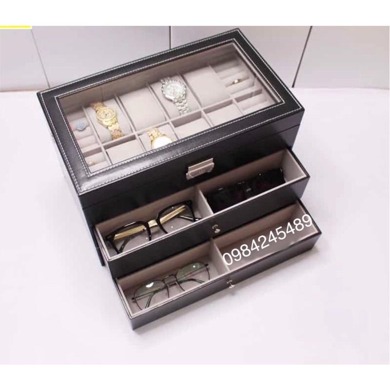 Hộp đựng kính mắt 3 tầng 18 cái