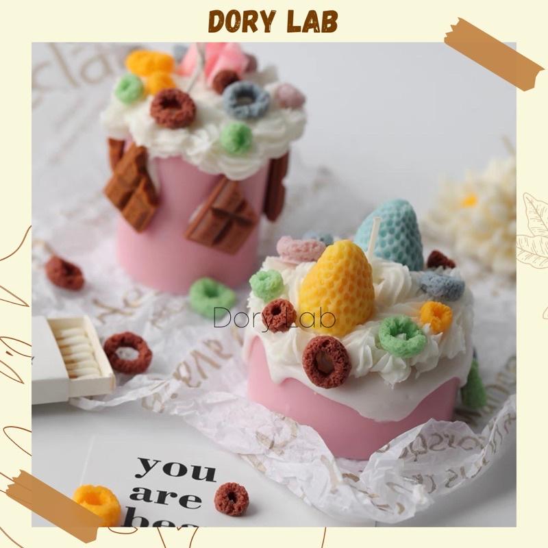 Nến Thơm Trang Trí Theo Yêu Cầu Hàn Quốc, Quà Tặng Ý Nghĩa, Phụ Kiện Decor - Dory Lab