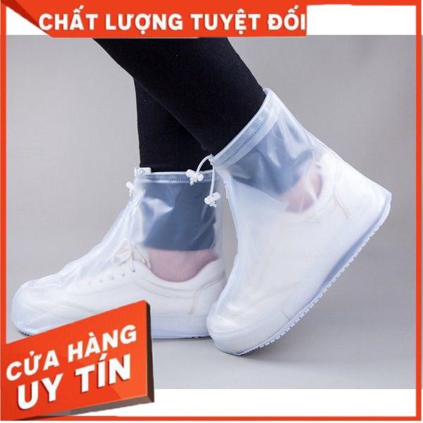 Ủng bọc giày đi mưa cổ cao CÓ ĐẾ CHỐNG TRƠN TRƯỢT loại cao cấp dùng cho cả nam và nữ - Đồ gia dụng thông minh