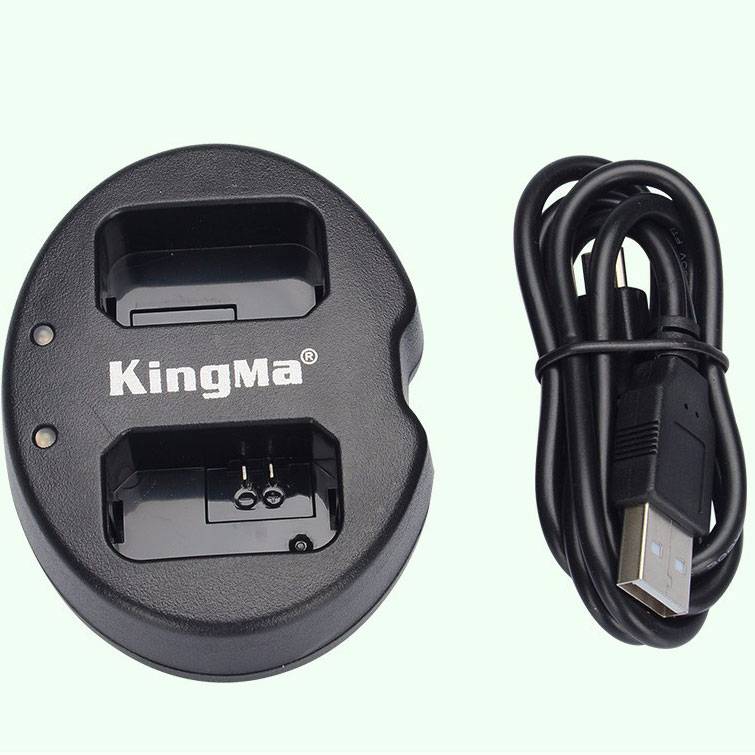 BỘ 2 PIN VÀ 1 ĐỐC SẠC ĐÔI KINGMA CHO PANASONIC DMW-BLF19- HÀNG CHÍNH HÃNG