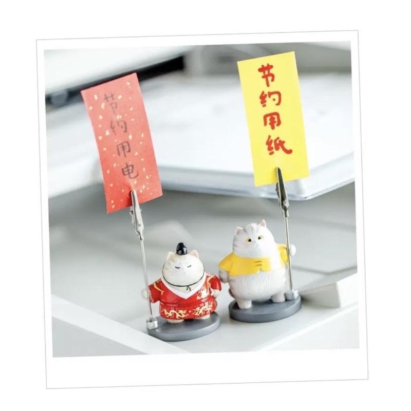 Mèo bảo vệ tử cấm thành thư mục ghi nhớ ,mô hình dễ thương trang trí