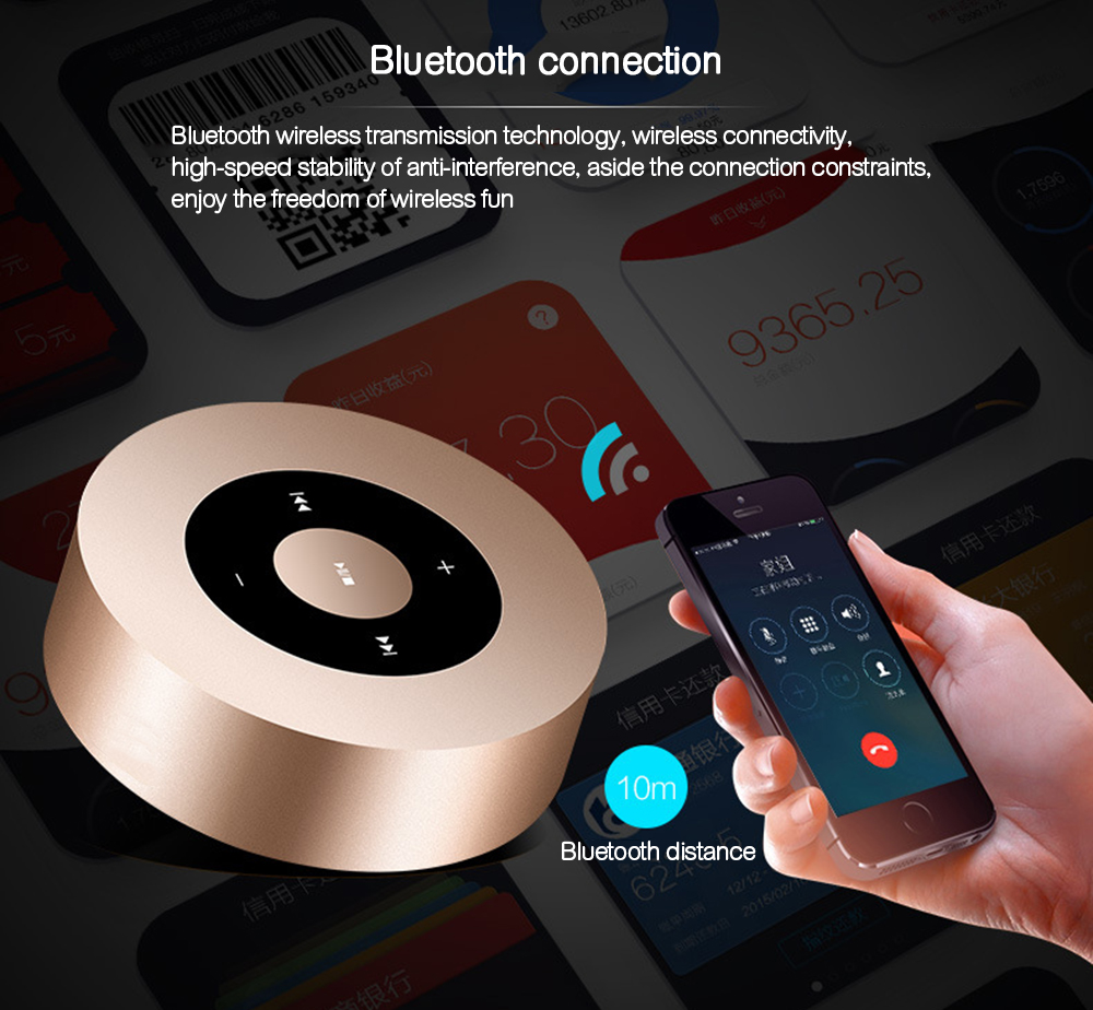 Combo Loa Nghe Nhạc Bluetooth MSTK-8A + Tặng Tai Nghe Bluetooth Nhét Tai (Màu Ngẫu Nhiên)