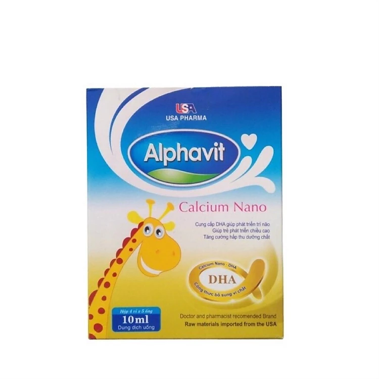 ALPHAVIT CALCIUM NANO tăng cường canxi cho hệ xương chắc khỏe