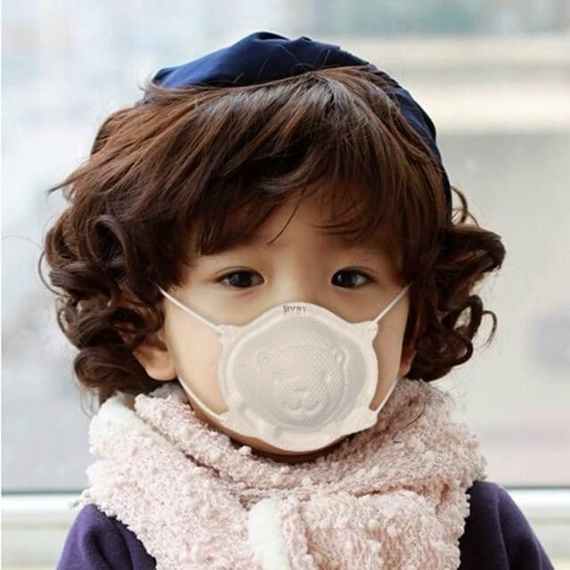 Khẩu trang Gấu cho bé sơ sinh Set 3 siêu cute loại 1