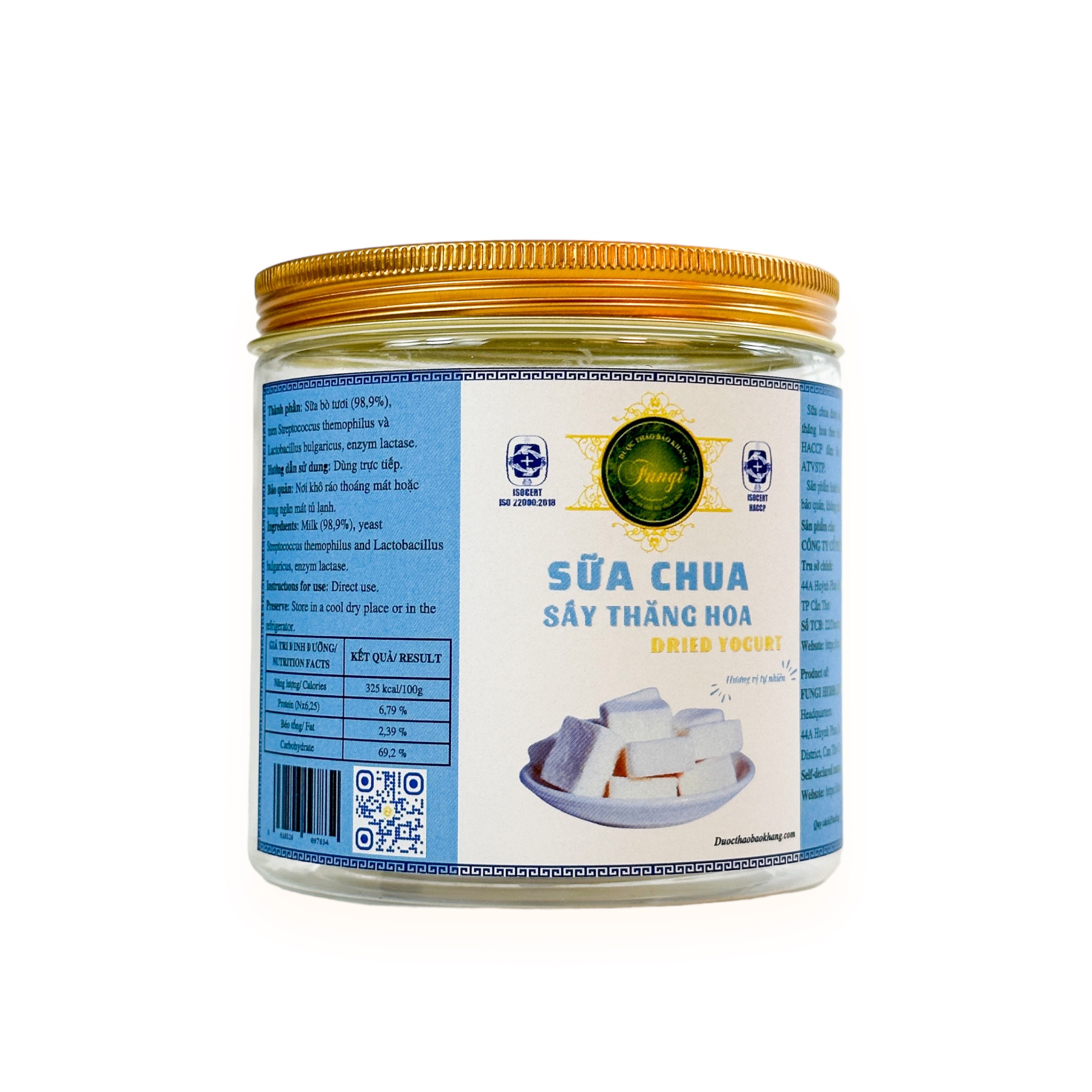 Sữa Chua Sấy Thăng Hoa Thơm Ngon - Hũ 10 Gói