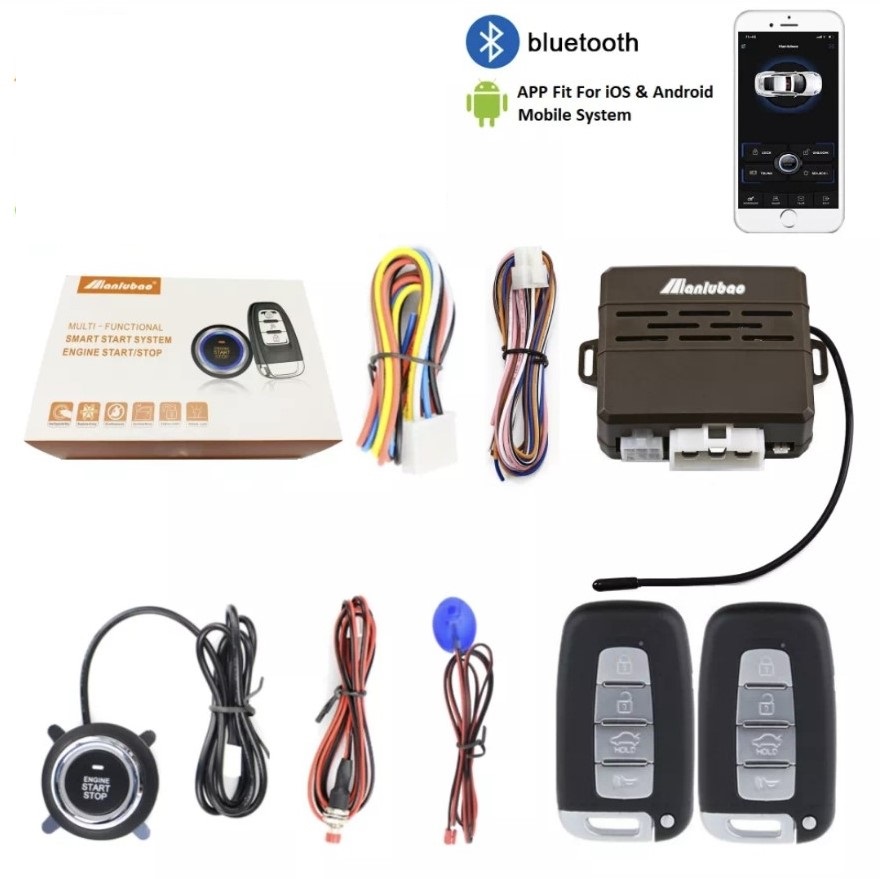 Bộ khởi động đề nổ xe hơi Malubao start stop đề nổ từ xa thông minh bản cao câp loại tốt lắp các xe