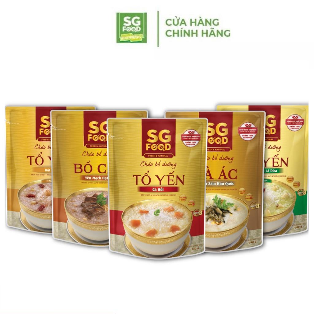 Combo 5 Cháo Bổ Dưỡng Sài Gòn Food 240g