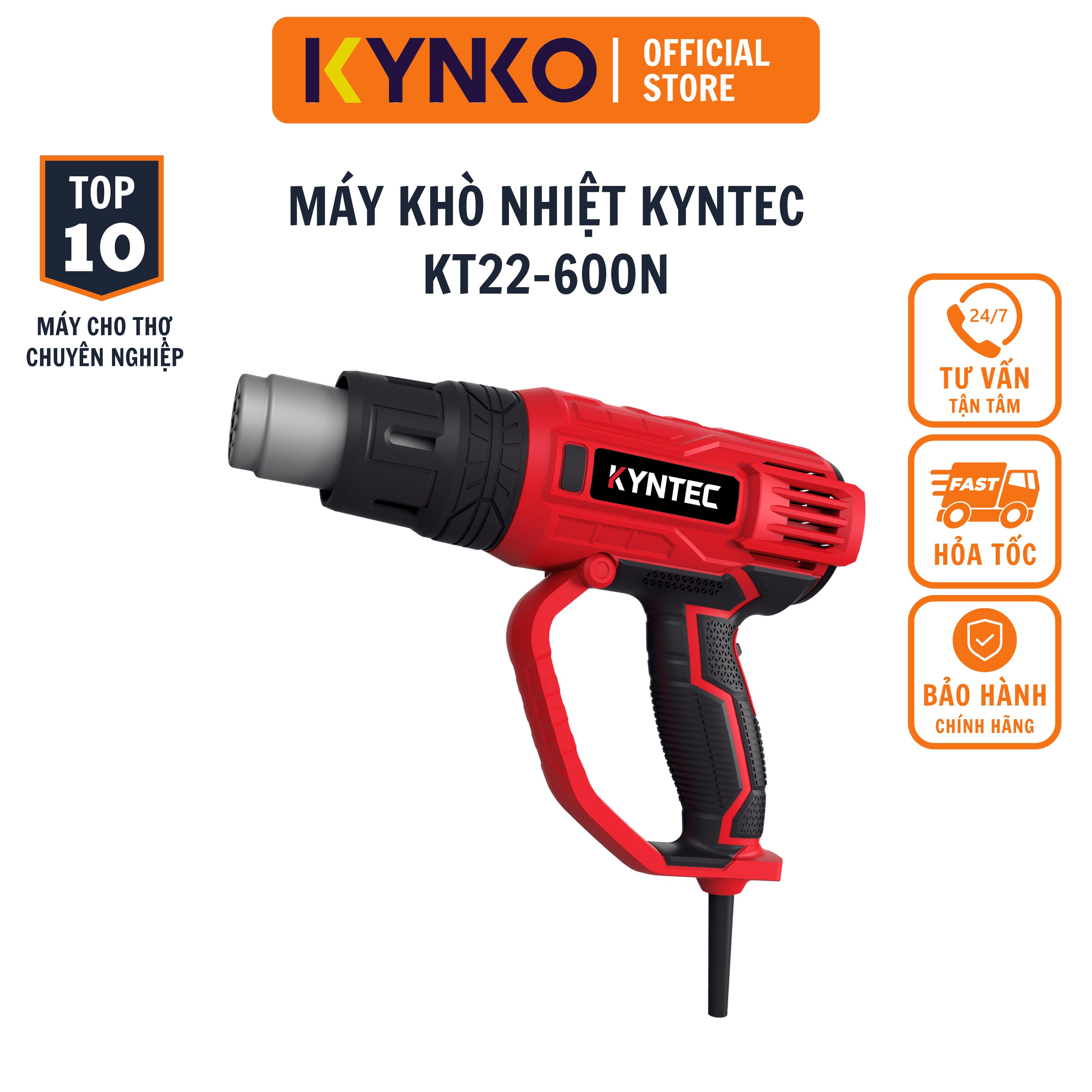 Máy khò nhiệt KYNKO KYNTEC KT22 - 600N chính hãng