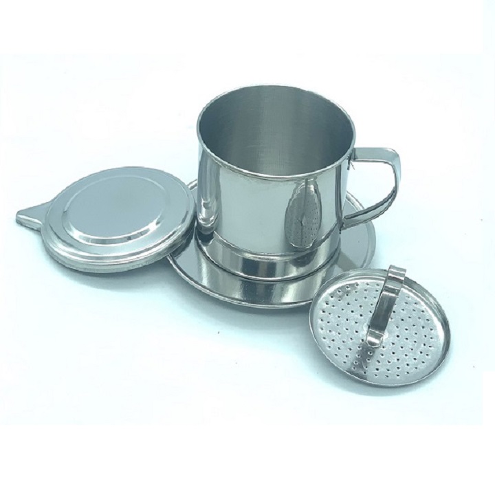Phin pha cafe inox cao cấp không gỉ loại dày