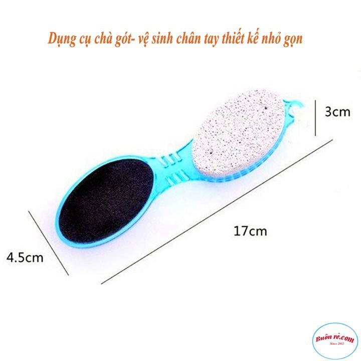 Combo 2 Dụng Cụ Chà Gót Chân 4in1 Vệ Sinh Chân Tay 00644