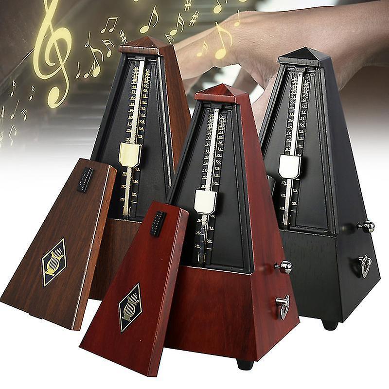 Phong cách kim tự tháp Vintage Phong cách Metronome Bell Ring Run Rhythm cơ học cho đàn guitar piano violin