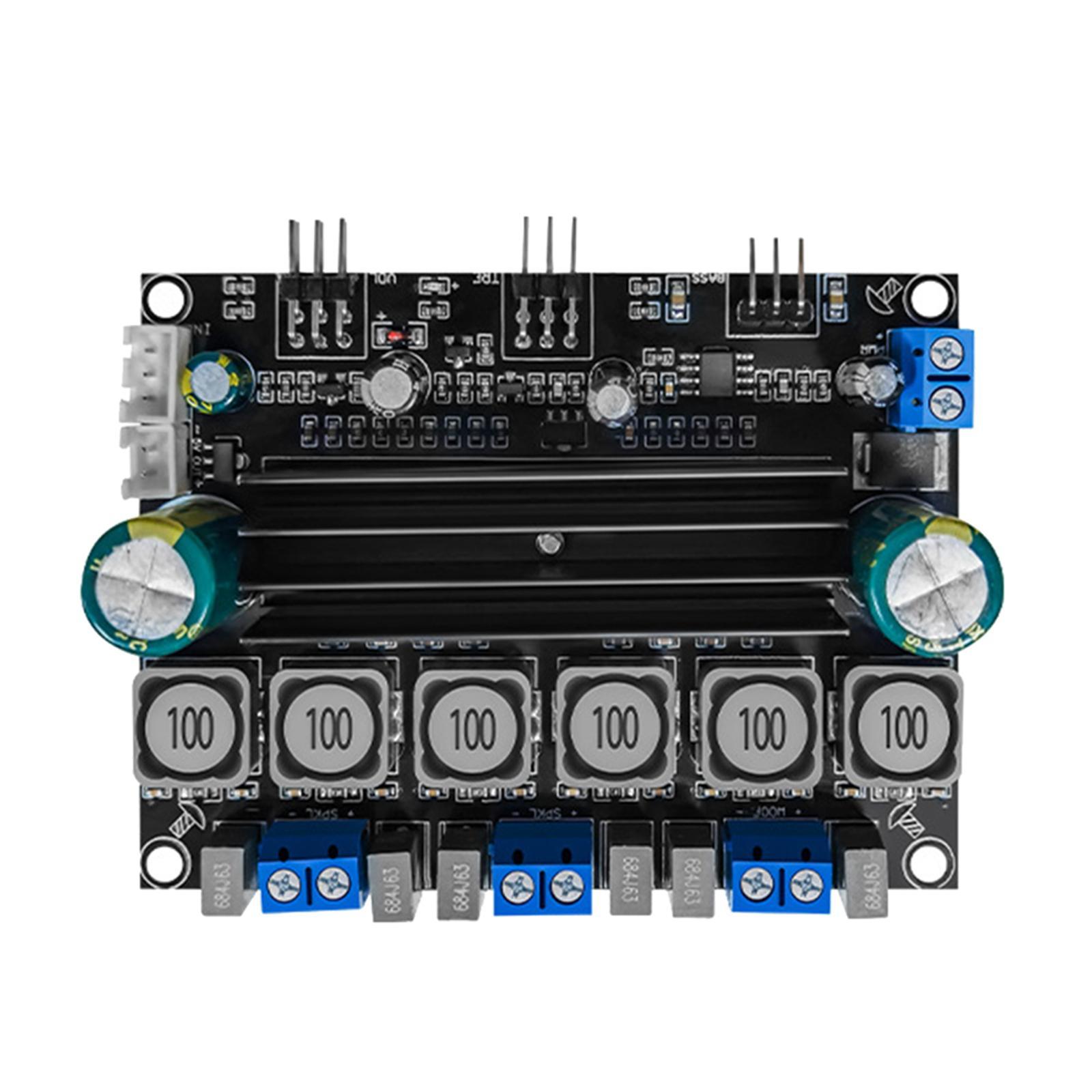 Digital Amplifier Board DC 10-25V for Car Home Speaker Dual Channel and 0.1 Subwoofer Audio Subwoofer HiFi Sound Quality Amp Sound Board