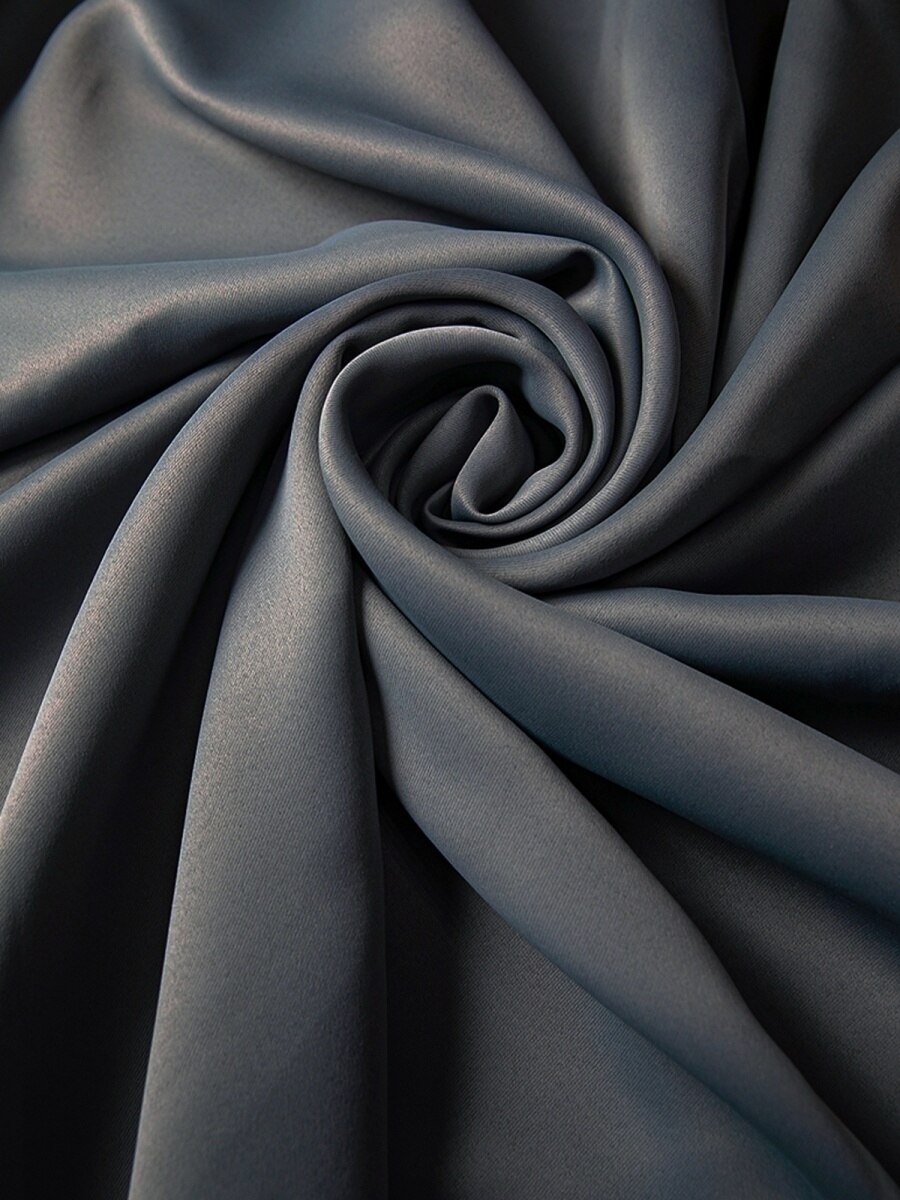 Rèm Vải Trơn Màu Xám Đậm Cao Cấp ( Vải Loại 1) Cản Sáng Tốt – Trang Trí Nhà Cửa