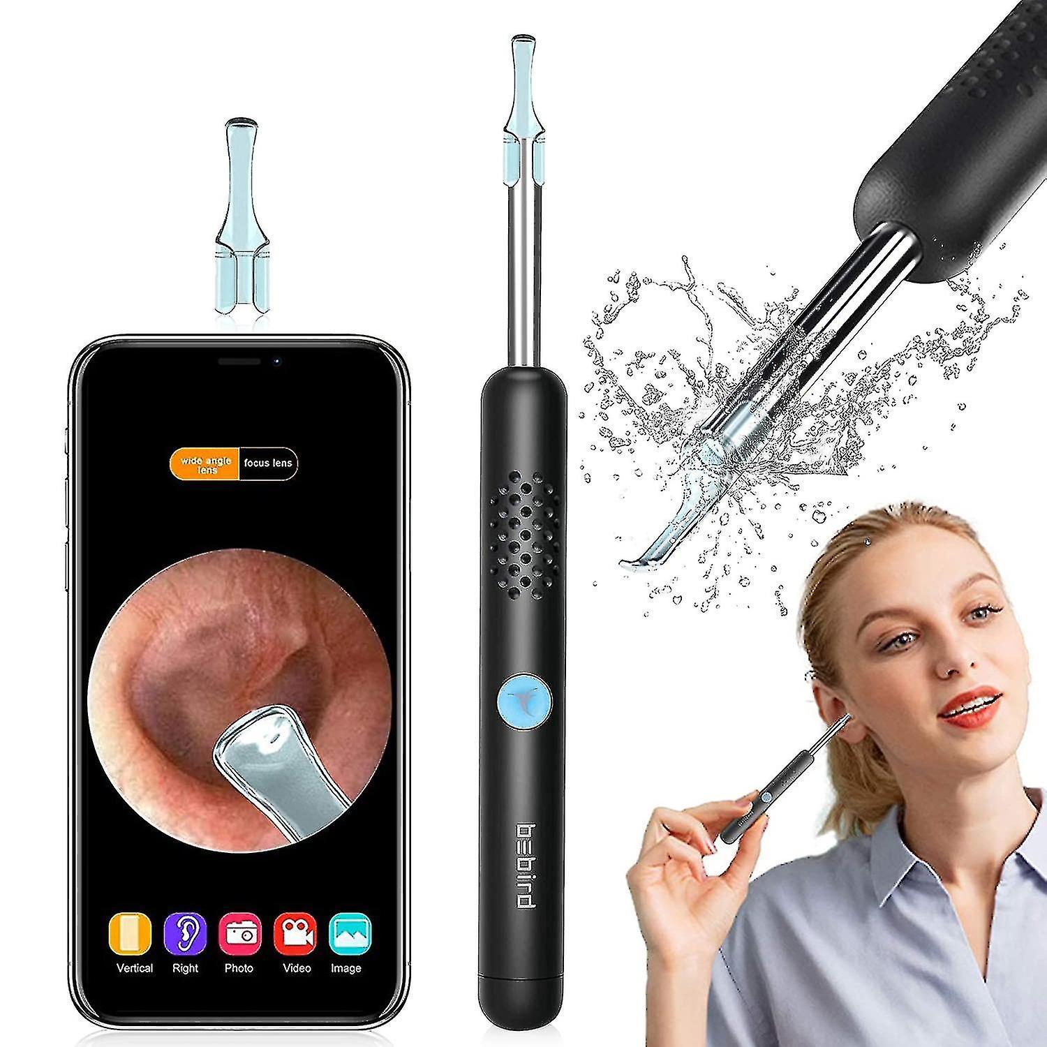 Dụng cụ lấy ráy tai Smart Visual Gậy tai Nội soi Độ chính xác cao Earpick Camera Mini Máy soi tai Healt