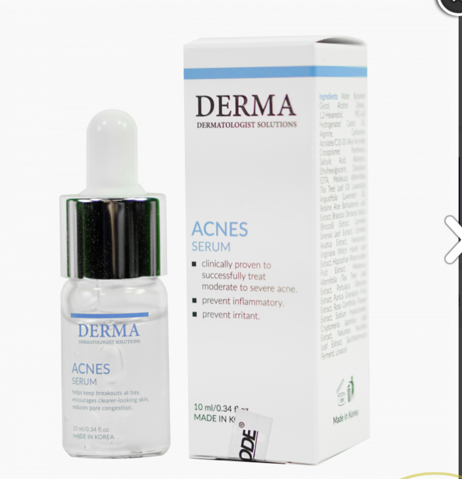 Derma Acnes Serum tinh chất dành cho da mụn chai 10ml