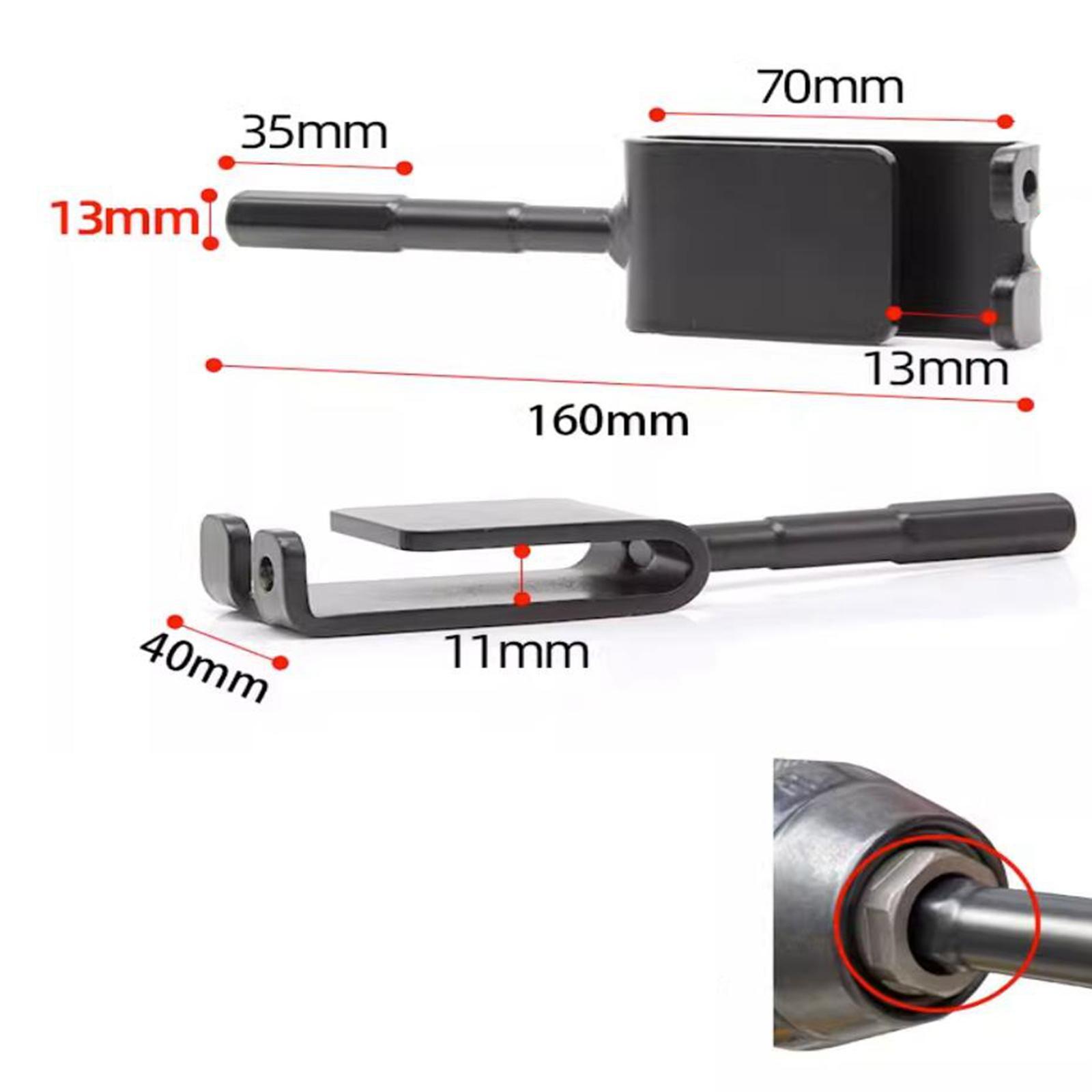 Ice Anchor Power Drill Adapter with Sleeve for Fixation of Canopies Tent Peg
