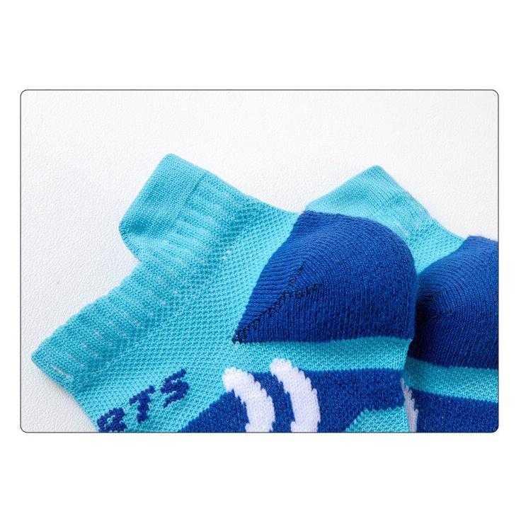 Set 4 Đôi Vớ thể thao Sport dày dặn Tất Thể Thao Sport Cổ Thấp Chống Trượt Thời Trang Unisex tập gym / tập yoga