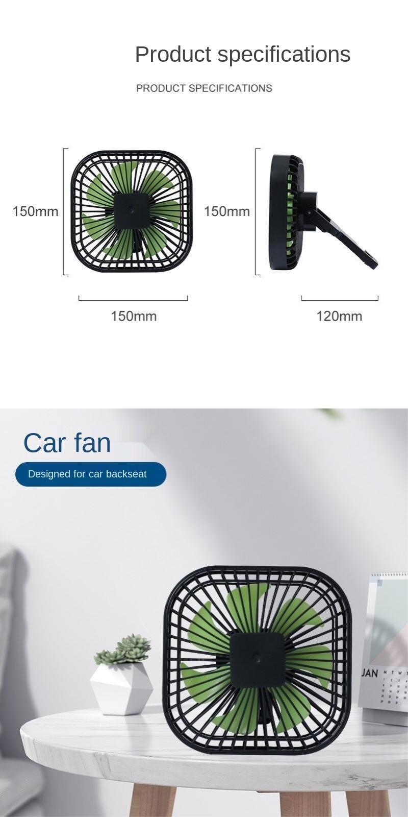 Quạt Mini Để Bàn Cho Xe Hơi