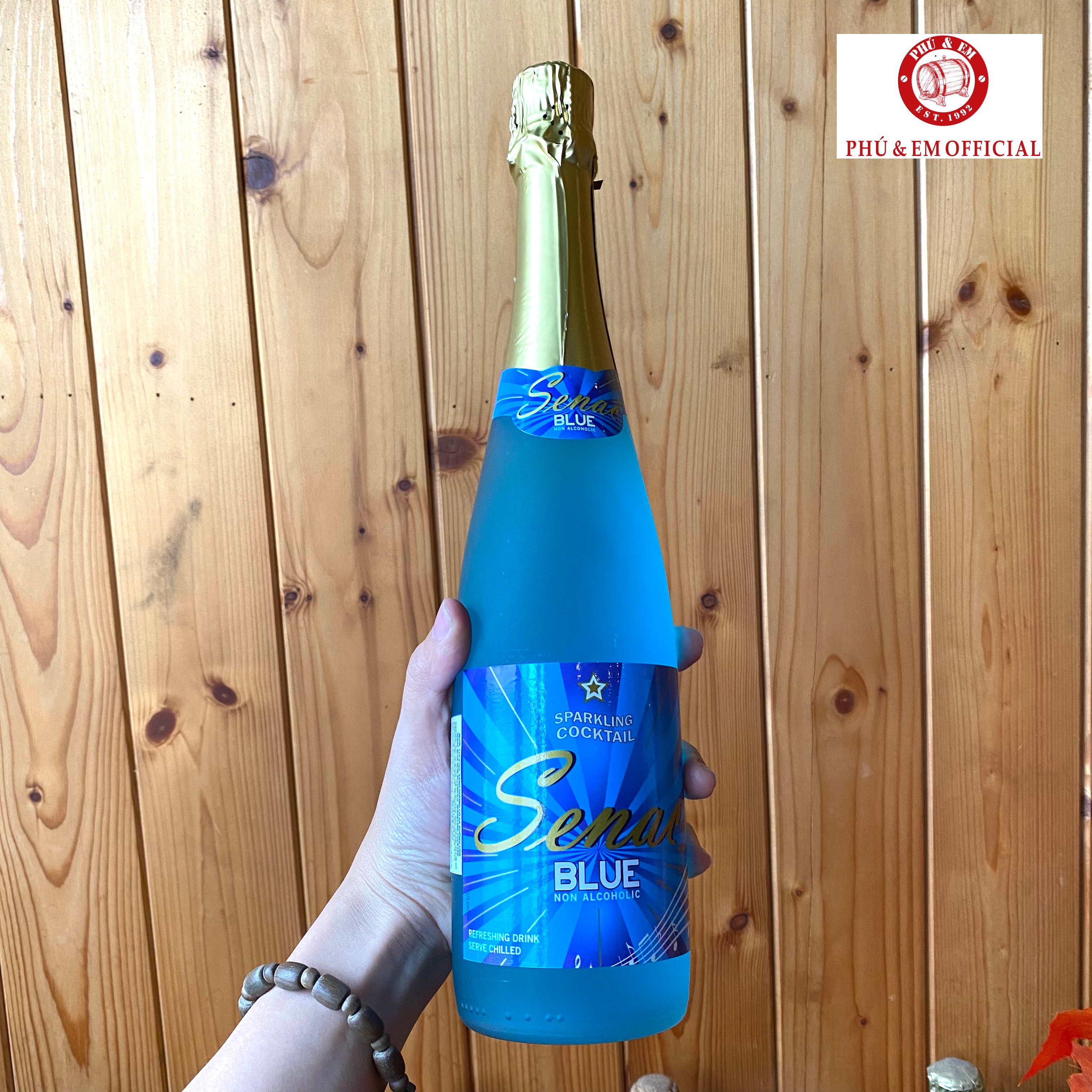 Nước Trái Cây Lên Men Có Ga Không Cồn Senac Cocktail - Vị Việt Quất