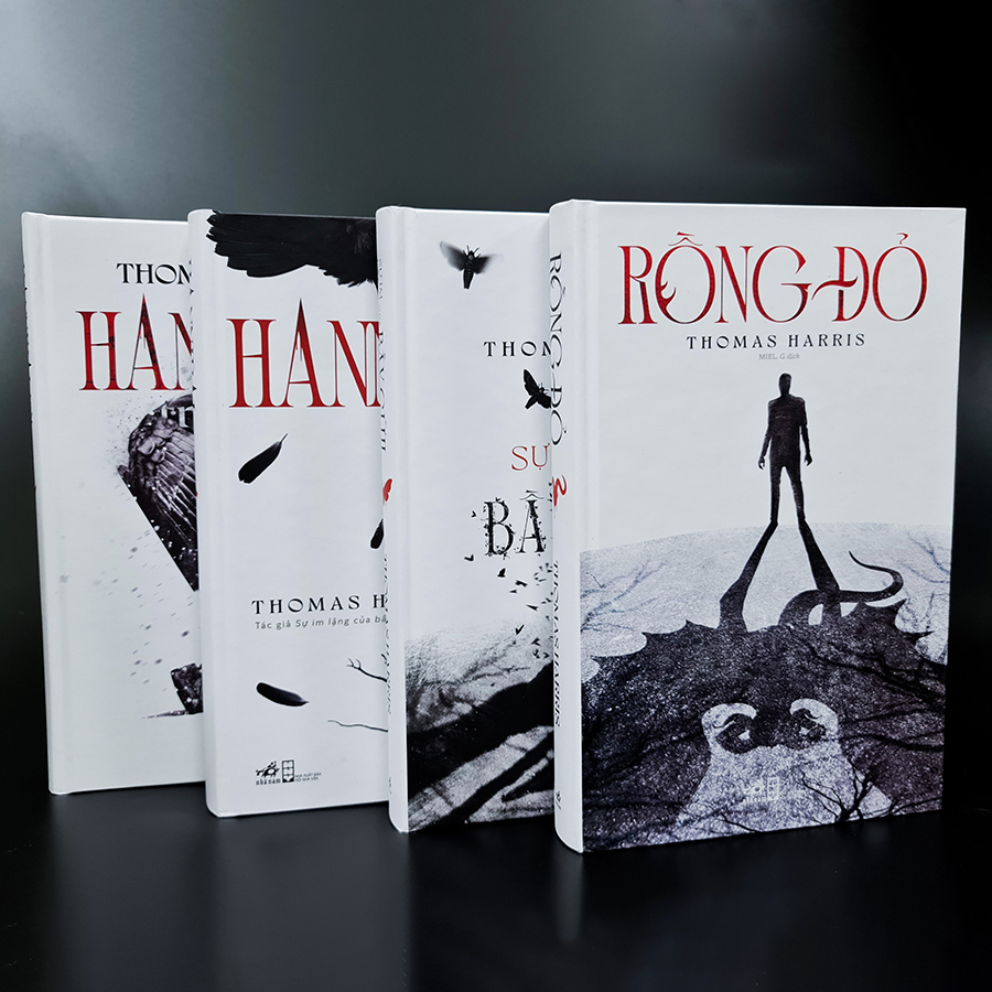 Boxset Thomas Harris – Rồng Đỏ, Sự Im Lặng Của Bầy Cừu, Hannibal, Hannibal Trỗi Dậy (Trọn Bộ 4 Cuốn)