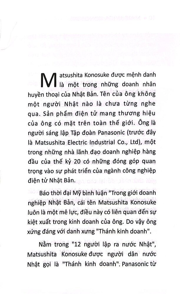 Thánh Kinh Doanh Matsushita Konosuke (SB)