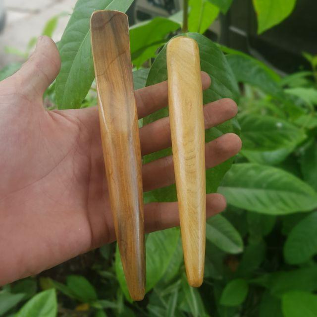 2 cây cạo gió gỗ thơm BÁCH - Dụng cụ chăm sóc sức khỏe